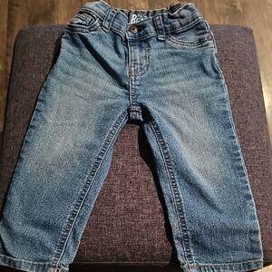 OshKosh B'gosh Classic Blue Kids Jeans Adjustable 18 Months Toddler Boy Girl